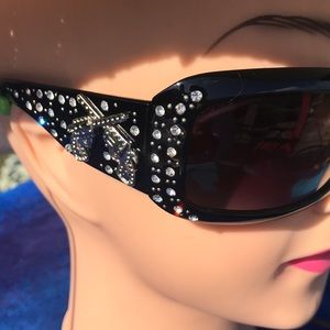- Bling Sunglasses with guns and stones